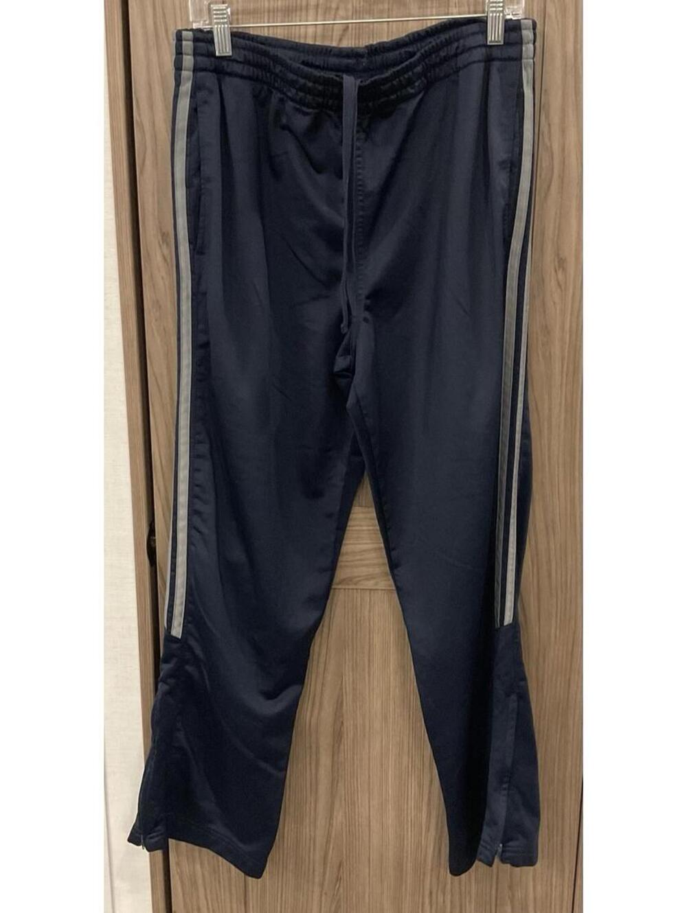Starter Mens Blue ZIP Leg Elastic Waist Joggers Size L 36-38
